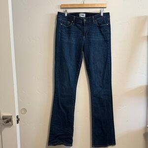 PAIGE Dark Blue Flare Jeans